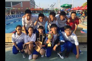 我校游泳健儿在2015年中学生游泳比赛中再获佳绩